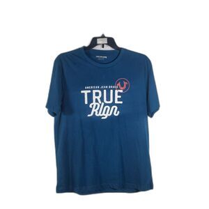 True Religion Men's Horseshoe Logo Crewneck Size 2XL